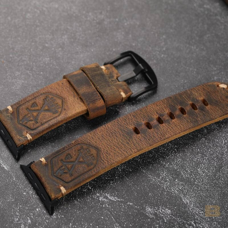 Vintage Leather Apple Watch Strap