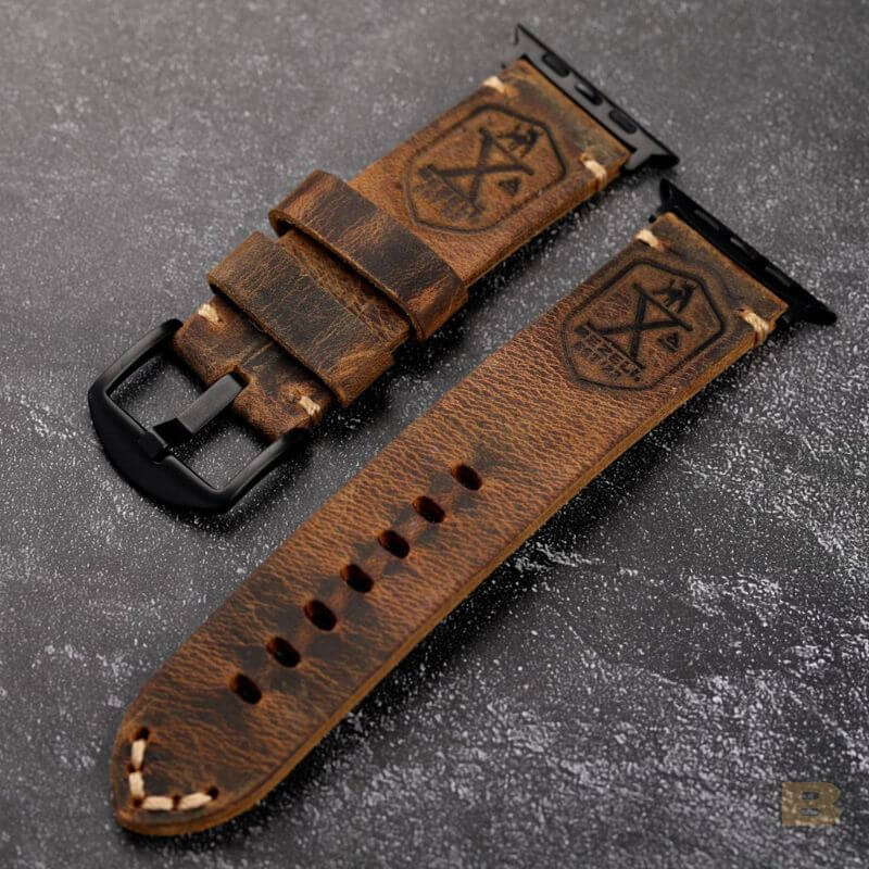 Vintage Leather Apple Watch Strap