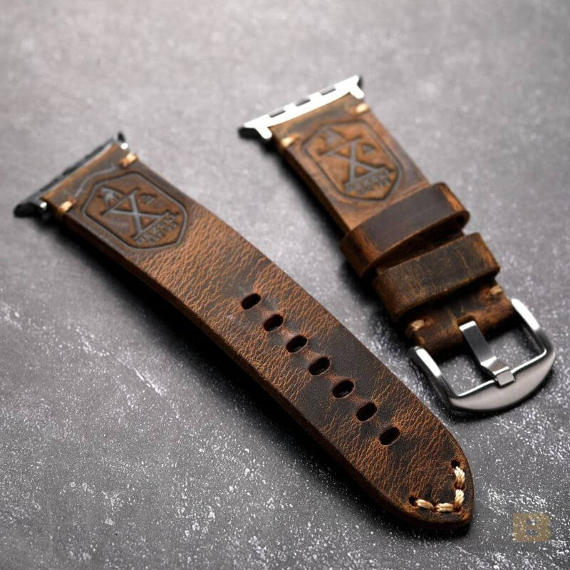 Vintage Leather Apple Watch Strap