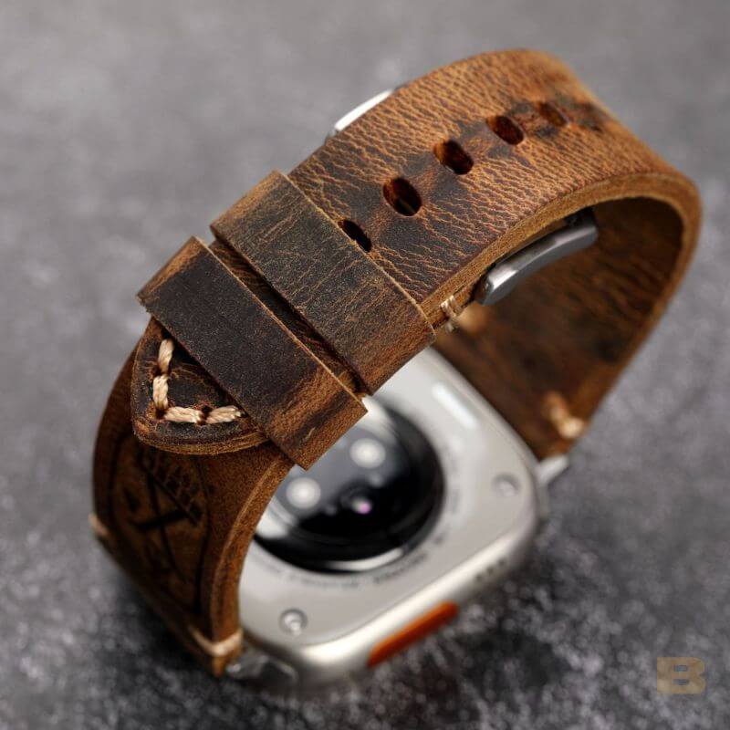 Vintage Leather Apple Watch Strap