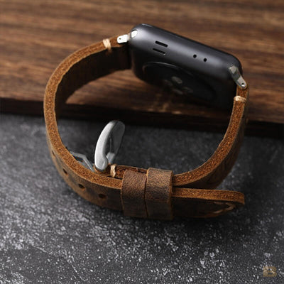 Vintage Leather Apple Watch Strap