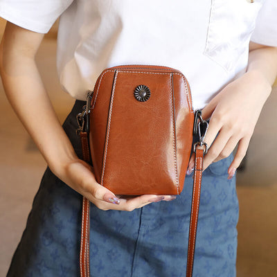 Daphne Leather Crossbody Bag