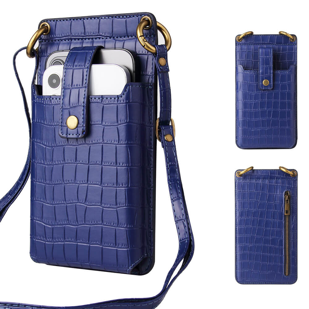 Crocodile Leather Phone Purse