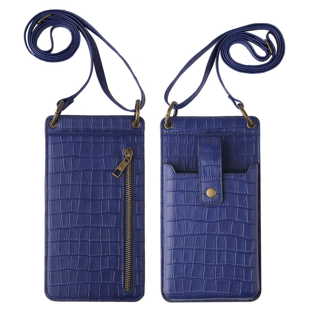 Crocodile Leather Phone Purse