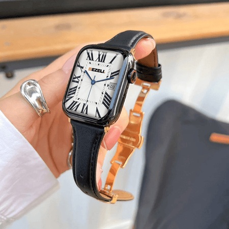 Slim Leather Strap for Apple Watch