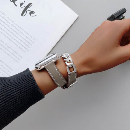 Leather Chain Strap for Apple Watch