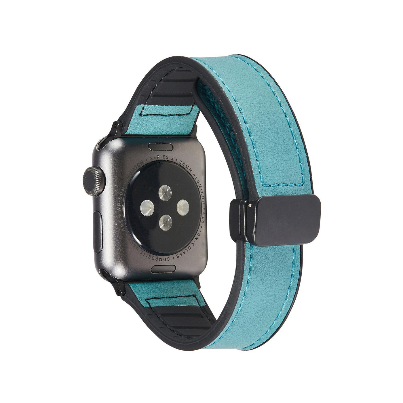 Magnetic Leather Apple Watch Strap