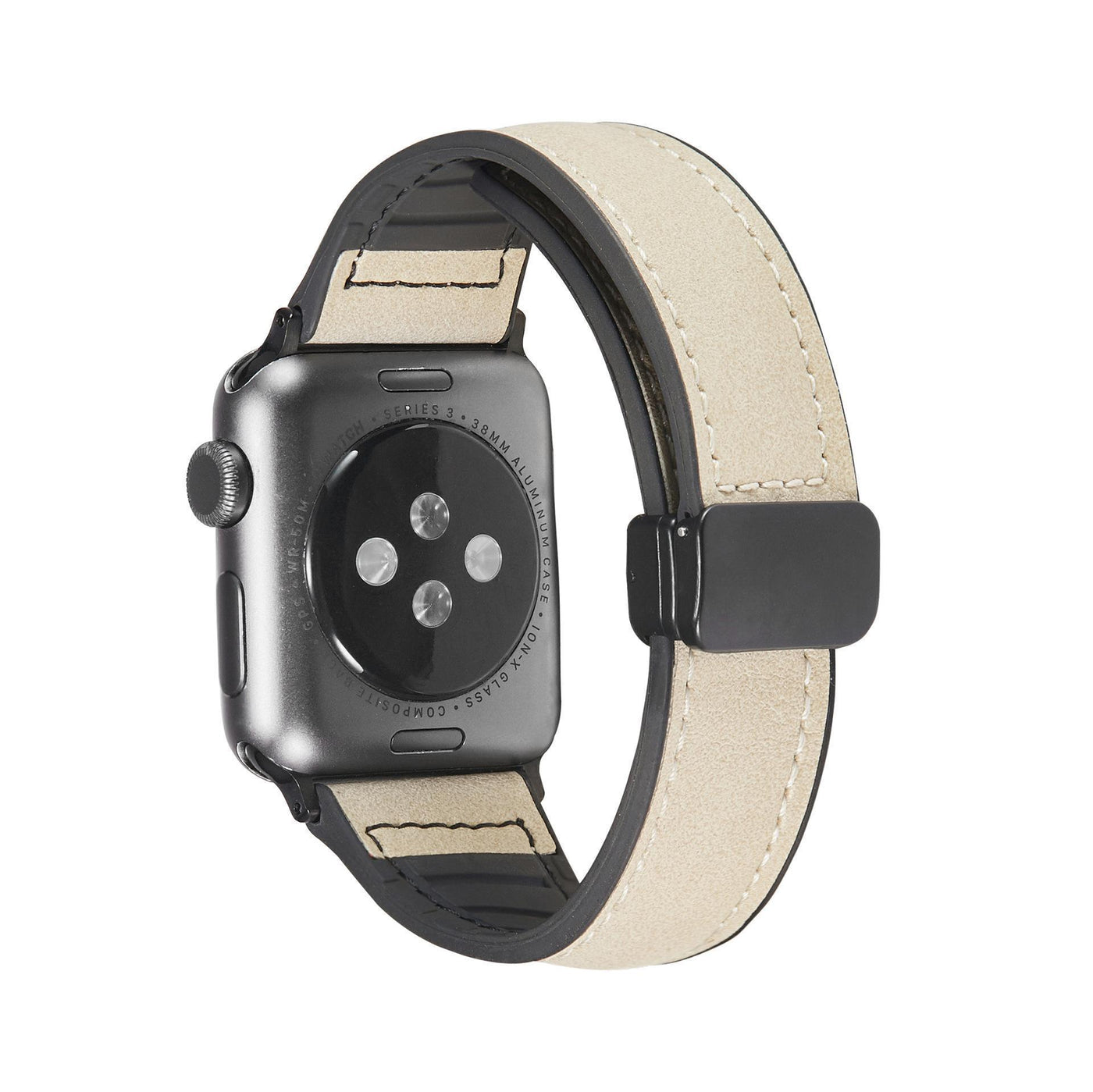 Magnetic Leather Apple Watch Strap