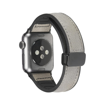 Magnetic Leather Apple Watch Strap