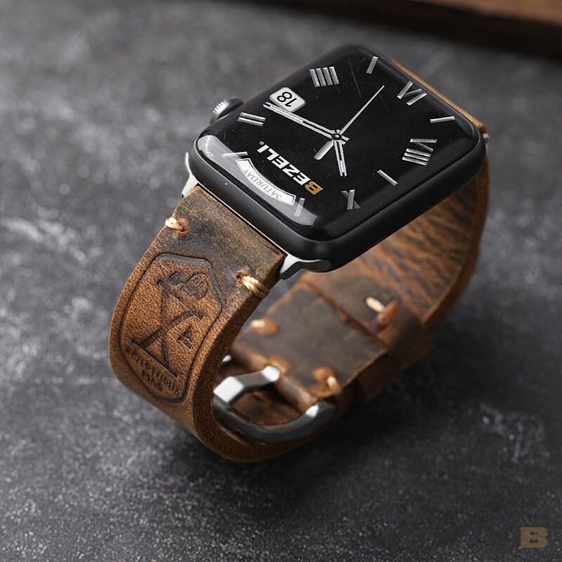 Vintage Leather Apple Watch Strap