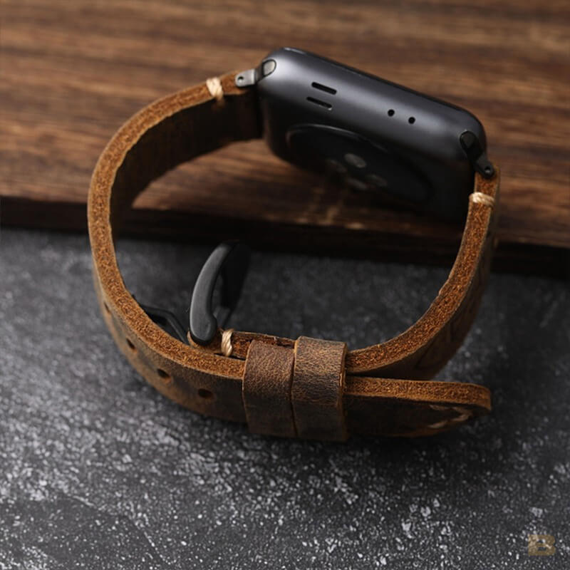 Vintage Leather Apple Watch Strap