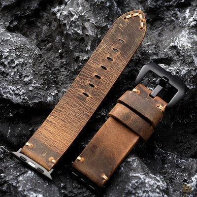 Vintage Leather Apple Watch Strap