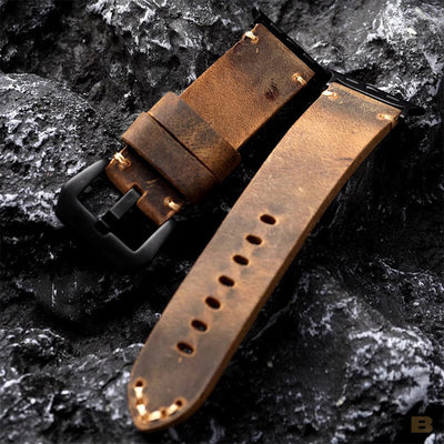 Vintage Leather Apple Watch Strap