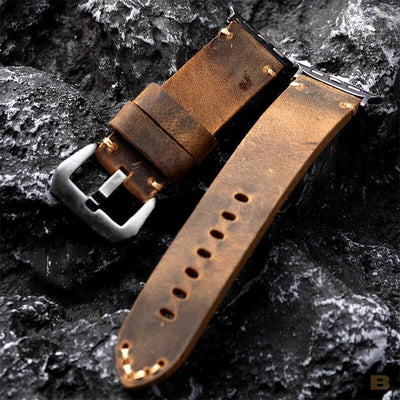 Vintage Leather Apple Watch Strap