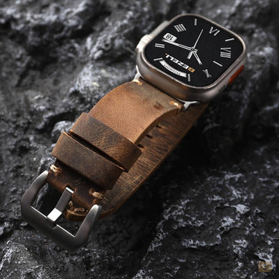 Vintage Leather Apple Watch Strap