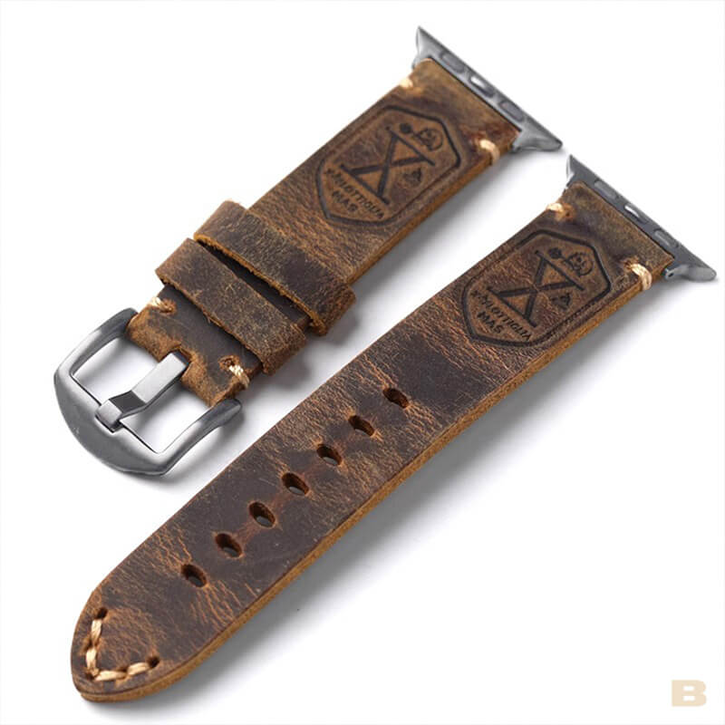 Vintage Leather Apple Watch Strap