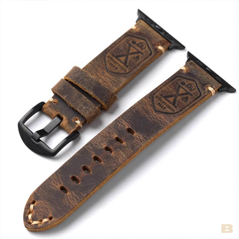 Vintage Leather Apple Watch Strap