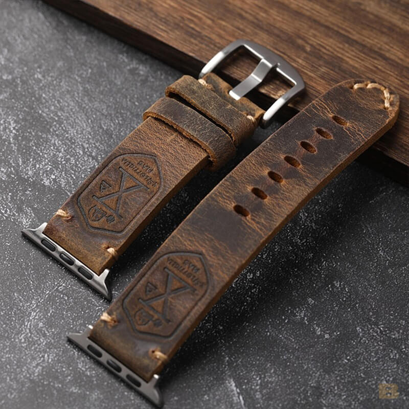 Vintage Leather Apple Watch Strap