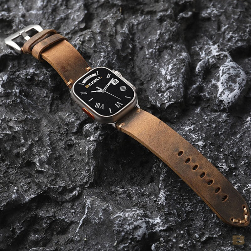 Vintage Leather Apple Watch Strap