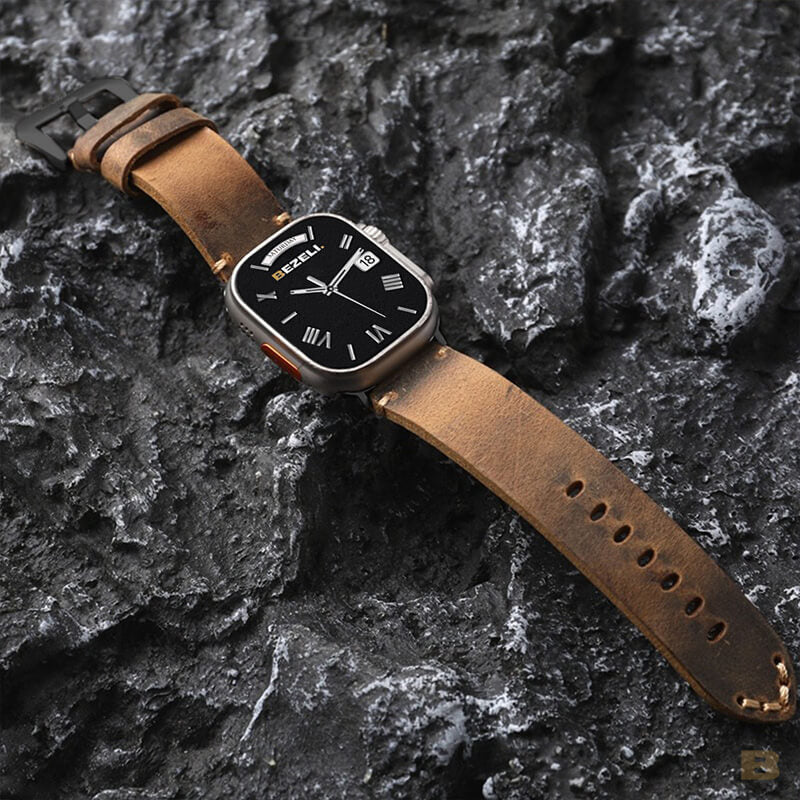 Vintage Leather Apple Watch Strap