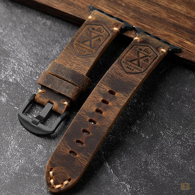 Vintage Leather Apple Watch Strap