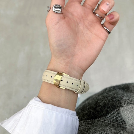 Slim Leather Strap for Apple Watch